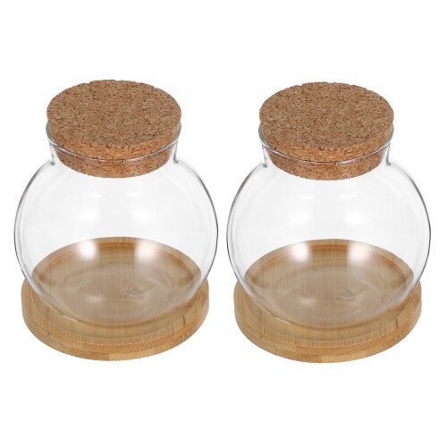 6 Ensembles Station De Propagation Pour , Verre Bambou 1
