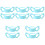 10Pièces Poignées Bébé Silicone Accessoires 2