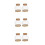 6 Ensembles Station De Propagation Pour , Verre Bambou 6