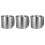 3Pcs Adjustable Stainless Steel Round Cake Ring Mold Silver Bakeware 4