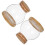 6 Ensembles Station De Propagation Pour , Verre Bambou 1