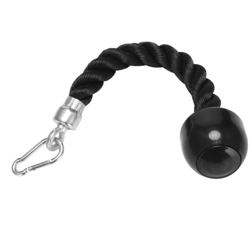 Heavy Duty Tricep Pull Down Single Rope with Snap Hook, Fitness Attachment Cable Machine Pulldown Rope for Home Gym 1