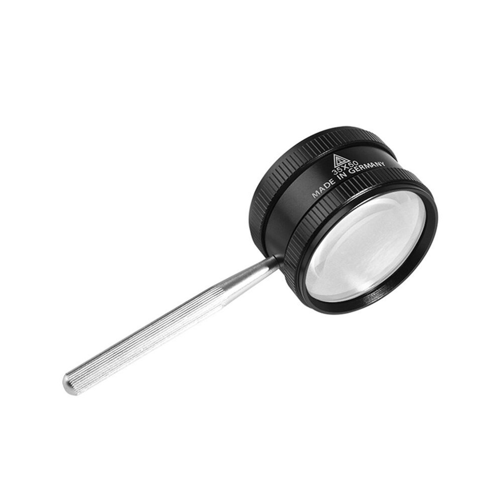 35X Handheld Magnifier Metal High Clarity Reading Magnifying Glass Portable Loupe Jewelry Magnifier,For Seniors