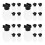 20Sets Durable Plastic Refill Beads Bottles for Toy Games and Storage 9