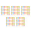 120Pcs Assorted Color Hand Clappers Plastic Party Noise Makers 8