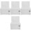 4Sets Clear Donation and Suggestion Box with Lock for Public Use 5
