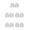 10 Pcs Transparent Fruit Shaping Mold For Melon Cucumber Growth 8