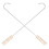 2Pièces Crochets Pour Rôti Acier Multicouleur Accessoires Cuisine 1