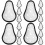 16Pcs Wear-Resistant White Groin Guard Eva Comfortable Protection 7