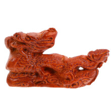 15Pcs Desktop Wooden Dragon Statue Home Decoration Table Figurine