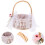 2 Pcs Hand Woven Storage Basket Small Wicker For Wedding Child 9