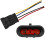 2 pcs Superseal 4 pin watertight connector 7