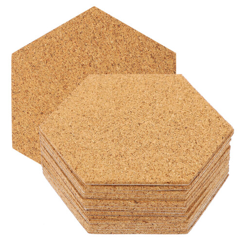 480Pièces Coasters Tableaux Liège Khaki 2Mm Auto-Adhésifs DIY