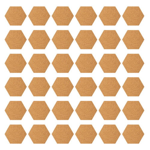 480Pièces Coasters Tableaux Liège Khaki 2Mm Auto-Adhésifs DIY 1