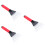 3Pcs Durable Plastic Snow for Car Windshield with Rubber Sleeve 4