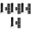 48Pcs Essential Oil Sticks Black Plastic Aroma Tubes 4