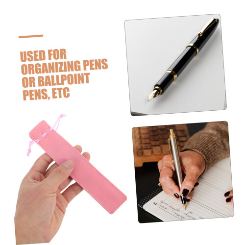 Soft Canvas Pen Pouch with ImpactResistant Padding and Drawstring Closure for Travel and Office 2