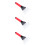 3Pcs Durable Plastic Snow for Car Windshield with Rubber Sleeve 5