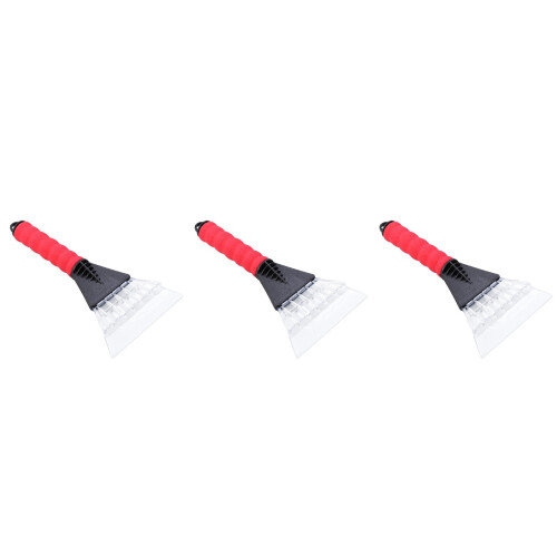3Pcs Durable Plastic Snow for Car Windshield with Rubber Sleeve 1