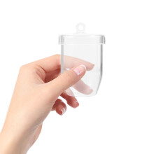 2Pcs Quartz Melting Cup with Arc Opening for Metal Refine Furnace