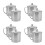 8Pcs Stainless Steel Baking Ramekins for Kitchen 4