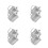 8Pcs Stainless Steel Baking Ramekins for Kitchen 8