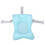 Baby Shower Cushion Blue Polyester Foam Infant Bath Seat Support Mat 1
