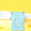Baby Shower Cushion Blue Polyester Foam Infant Bath Seat Support Mat 3