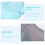 Baby Shower Cushion Blue Polyester Foam Infant Bath Seat Support Mat 7