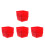 16Pcs Durable Red Hanging Bird and Rabbit Feeding Bowls for Pets 8