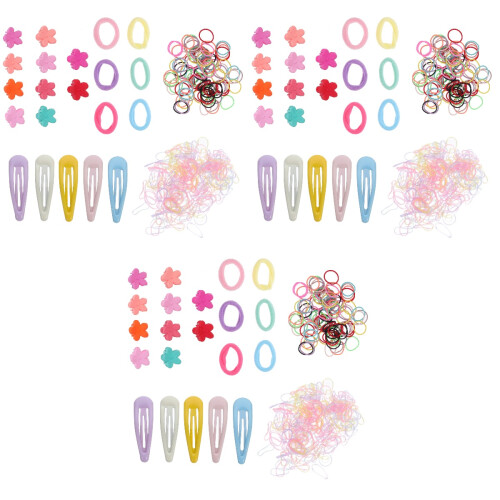 1695St Haarbanden Set Duurzaam Elastisch Multi Color Haarclips 2