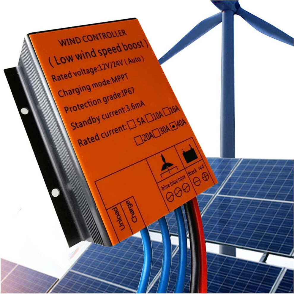 12V Mppt Charge Controller 5000W For Wind Turbine And Solar, Auto 24V/48V Battery Regulator 9169991114422