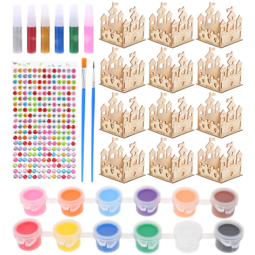 2 Sets Kinder Speelgoed Schilderen Onafgewerkt 2
