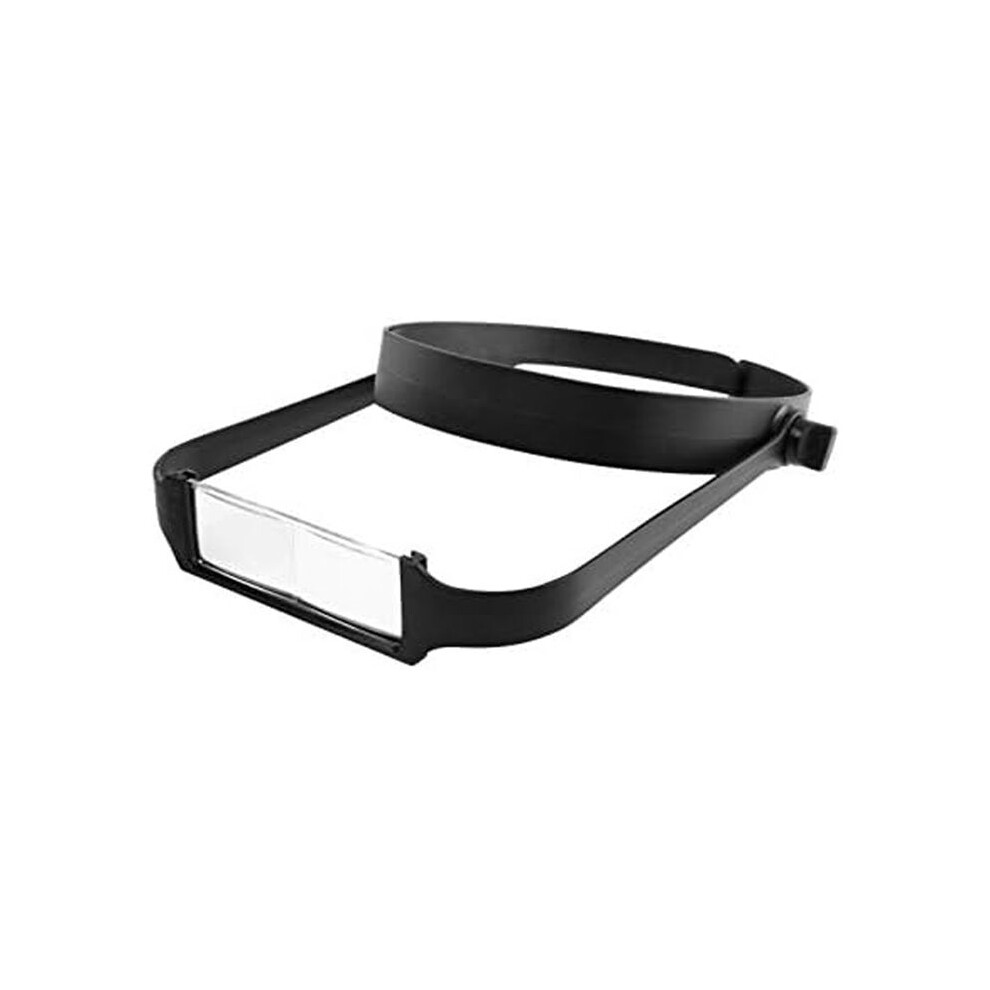Slimline Headband Magnifier with 4 Lenses, Assisted Repair of -Mounted Reading Magnifying Glass