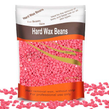 Wax Beads, Professional Hard Wax Beads 500g Hair Removal for All Body, Brazilian Bikini Face Legs Eyebrow Painless As a Gifts for Women &
