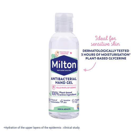 Milton Antibacterial Hand Sanitiser Gel 100 ml (3 pack) 2
