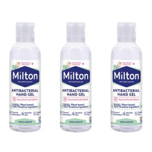 Milton Antibacterial Hand Sanitiser Gel 100 ml (3 pack)