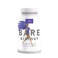 Bare Biology Ready & Rested Magnesium Glycinate Capsules – 60 Day Supply – Magnesium Supplements to Support Nervous System, Energy