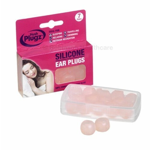 Hush 7 Pairs Plugz Silicone Earplugs - Pack of 1