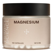 Simple Science Magnesium Glycinate for Sleep & Calm | 120 Capsules (60-Day Supply) | Magnesium Complex with Zinc & Vitamin D3 | Made in The