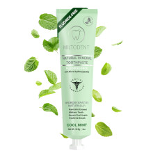 MILTODENT Premium Hydroxyapatite Toothpaste – 15% Micro-Hydroxyapatite | Fluoride-Free, Best Taste, Foam-Free, Natural Mineralizing | Safe Alternati