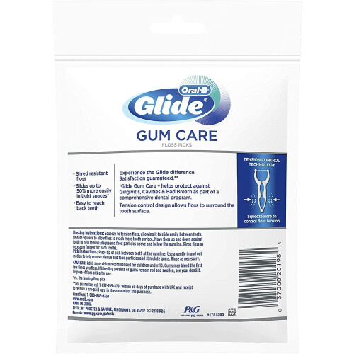 Proctor & Gamble Glide Floss Picks 30ct Size 30ct Crest Glide Floss Picks 1