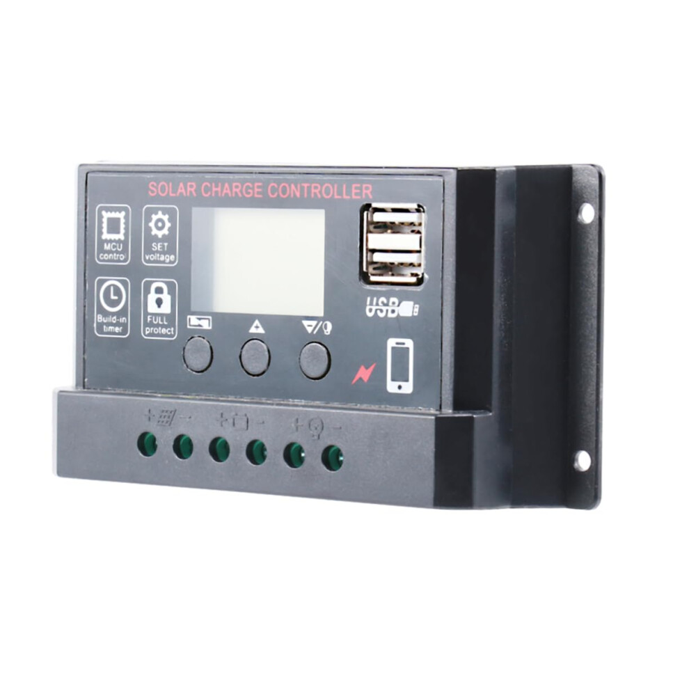 60A Solar Charge Controller With Smart Regulation Dual Backflow Protection And Lcd Display 9073542388357