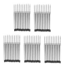 50X Black Ballpoint Pen Ink Refills Fine Point Medium Common for  Style