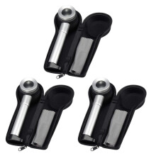3pz Lente D'Ingrandimento Pieghevole Nel Metallo per Tester di Lino Pieghevole 45X Lente D'Ingrandimento