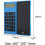 3X Calculator Notepad 6 Inch LCD Writing Tablet Digital Drawing Pad with Stylus Pen Erase Button Lock Function Black 2