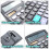 2X Desk Calculator, 12-Digit Solar Battery Office Calculator with Large LCD Display  Sensitive Button 5