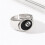 2X 8  Pool  Ring,Adjustable Number Black 8 Eight Pool Billiard Ring, for Pool Lovers, Billiards Men'S Ring 4