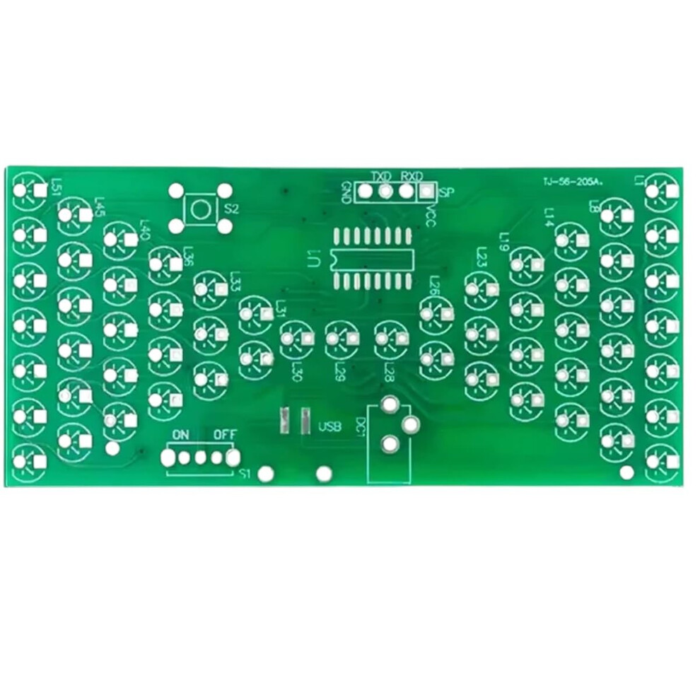 5V Led Electronic Hourglass Diy Kit With Pcb Board, Easy Assembly And Durable Components 9073542388395