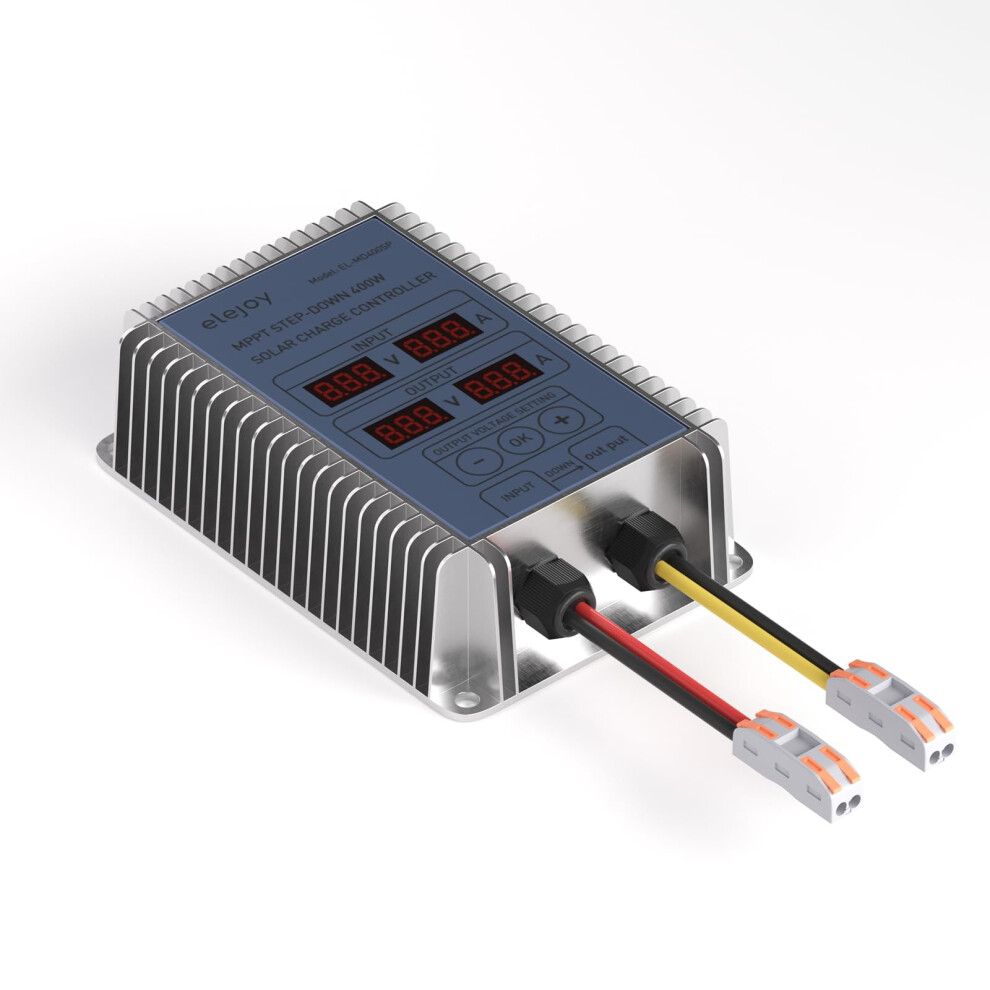 25A 400W Mppt Solar Charge Controller With 99% Efficiency, Adjustable Voltage, Ip65 Waterproof Led Display For Lifepo4 And Leadacid Batteries 9073542388418